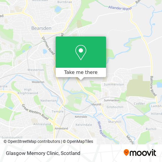 Glasgow Memory Clinic map