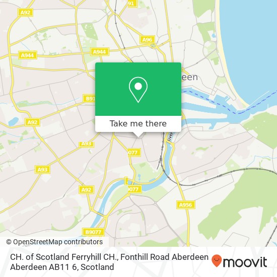 CH. of Scotland Ferryhill CH., Fonthill Road Aberdeen Aberdeen AB11 6 map