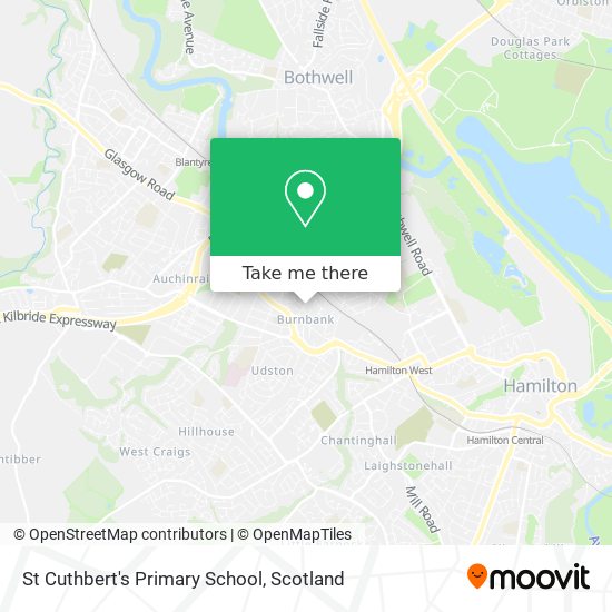 St Cuthbert's Primary School map