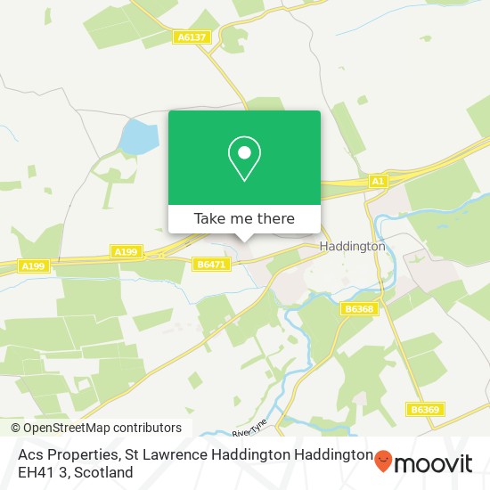 Acs Properties, St Lawrence Haddington Haddington EH41 3 map