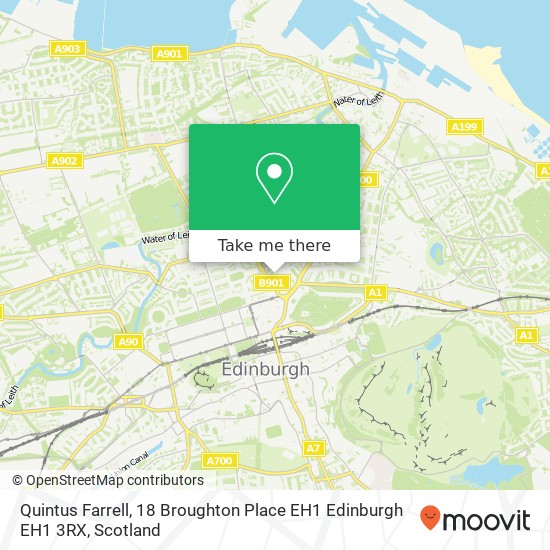 Quintus Farrell, 18 Broughton Place EH1 Edinburgh EH1 3RX map