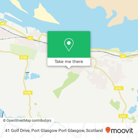 41 Golf Drive, Port Glasgow Port Glasgow map