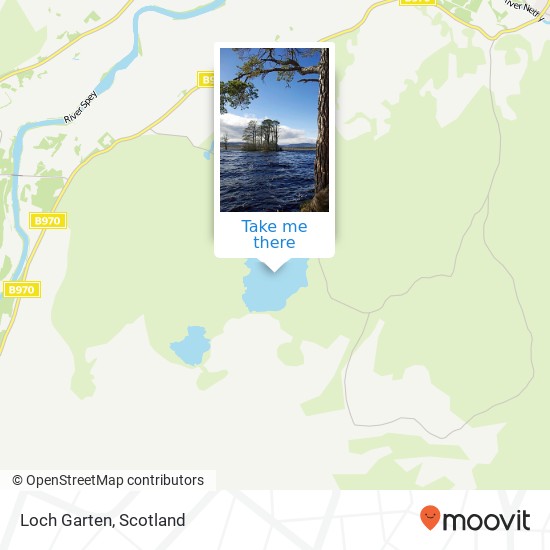 Loch Garten map