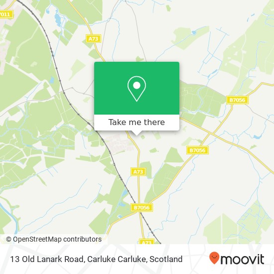 13 Old Lanark Road, Carluke Carluke map