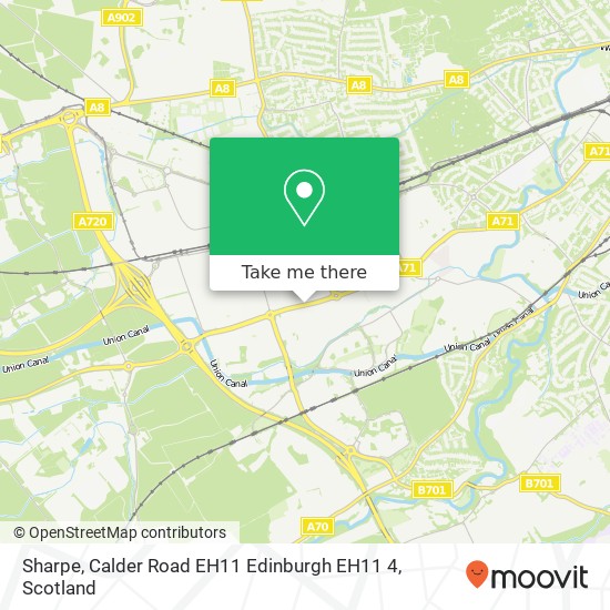 Sharpe, Calder Road EH11 Edinburgh EH11 4 map