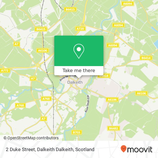 2 Duke Street, Dalkeith Dalkeith map