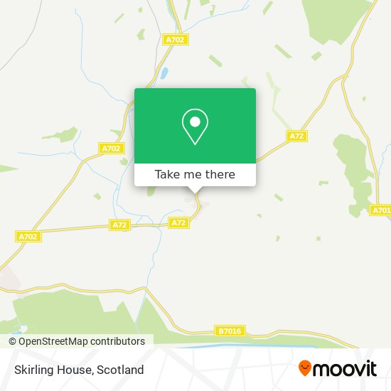 Skirling House map
