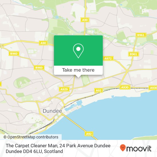 The Carpet Cleaner Man, 24 Park Avenue Dundee Dundee DD4 6LU map