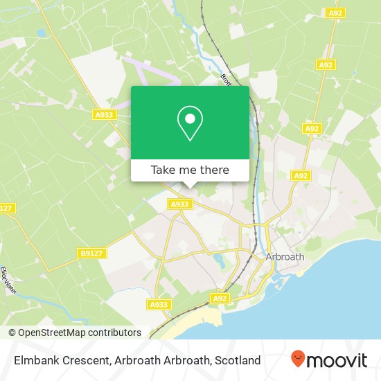 Elmbank Crescent, Arbroath Arbroath map