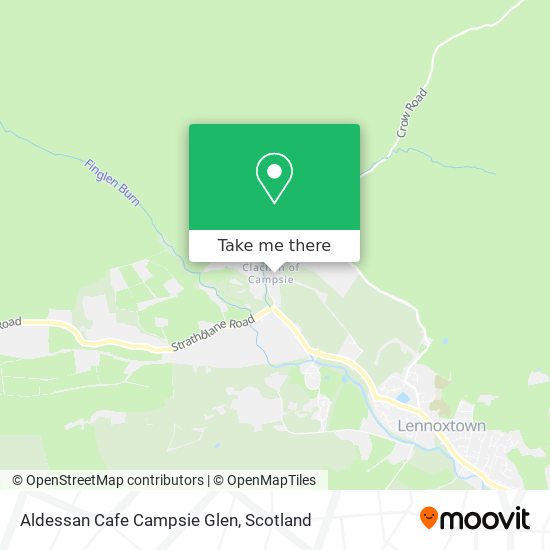 Aldessan Cafe Campsie Glen map