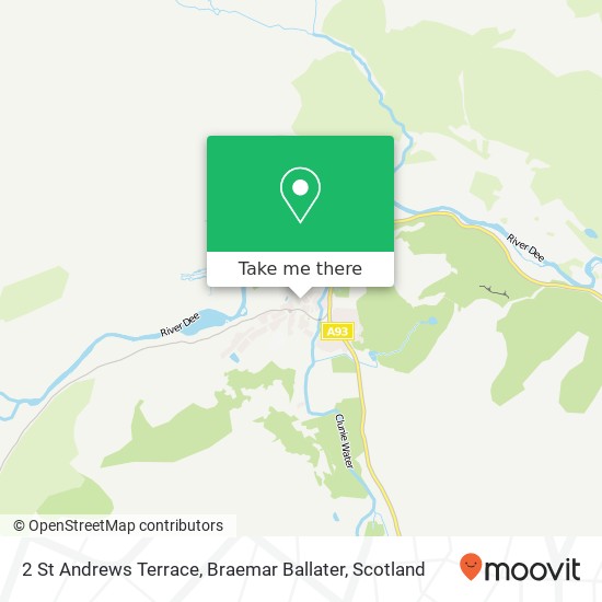 2 St Andrews Terrace, Braemar Ballater map