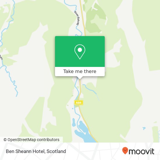 Ben Sheann Hotel, A84 Strathyre Callander FK18 8 map