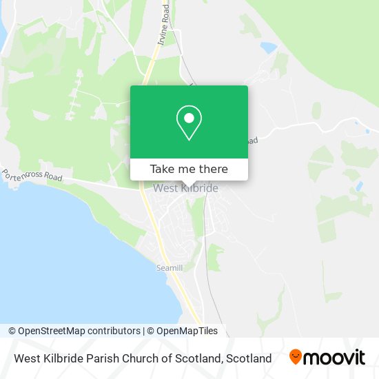 West Kilbride Parish Church of Scotland map