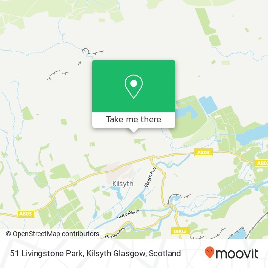 51 Livingstone Park, Kilsyth Glasgow map