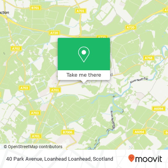 40 Park Avenue, Loanhead Loanhead map