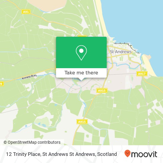 12 Trinity Place, St Andrews St Andrews map