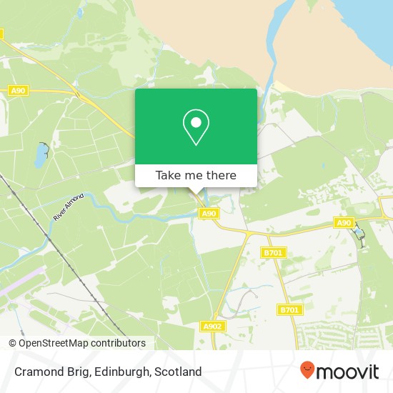 Cramond Brig, Edinburgh map