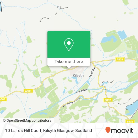 10 Lairds Hill Court, Kilsyth Glasgow map
