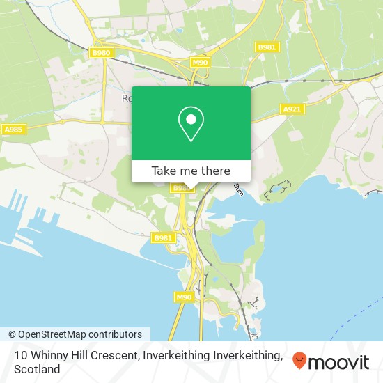 10 Whinny Hill Crescent, Inverkeithing Inverkeithing map