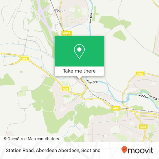 Station Road, Aberdeen Aberdeen map