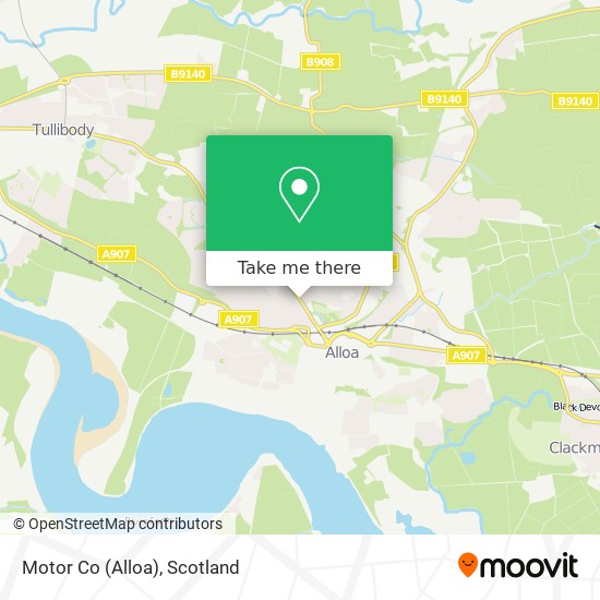 Motor Co (Alloa) map