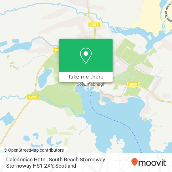 Caledonian Hotel, South Beach Stornoway Stornoway HS1 2XY map
