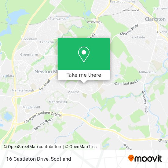 16 Castleton Drive map