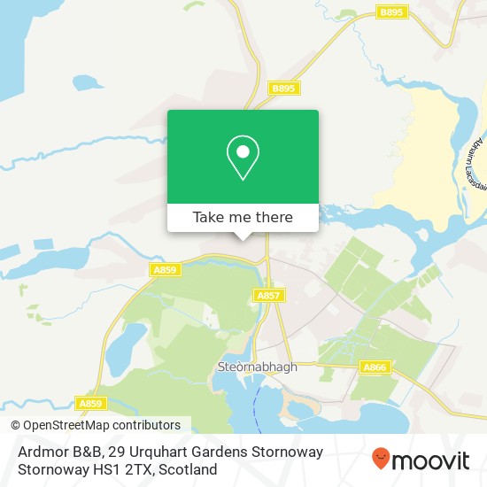 Ardmor B&B, 29 Urquhart Gardens Stornoway Stornoway HS1 2TX map
