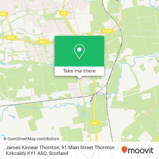 James Kinnear Thornton, 91 Main Street Thornton Kirkcaldy KY1 4AQ map