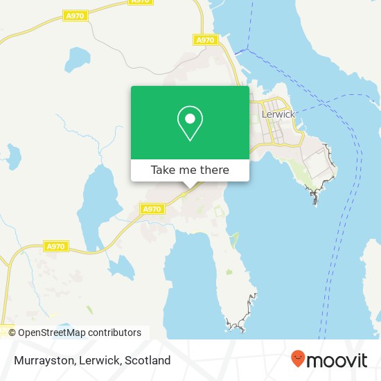 Murrayston, Lerwick map