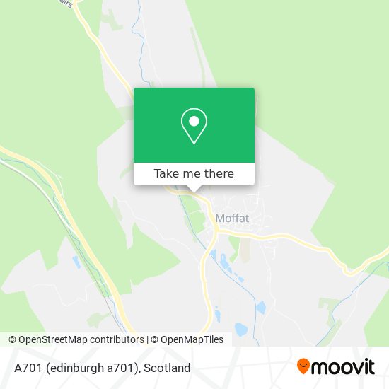 A701 (edinburgh a701) map