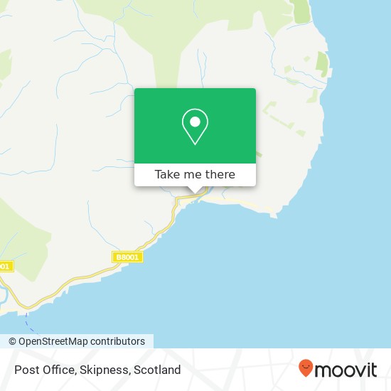 Post Office, Skipness map