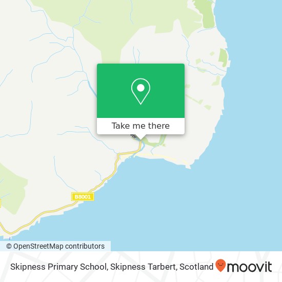 Skipness Primary School, Skipness Tarbert map