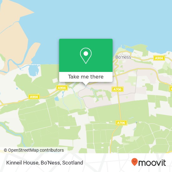 Kinneil House, Bo'Ness map