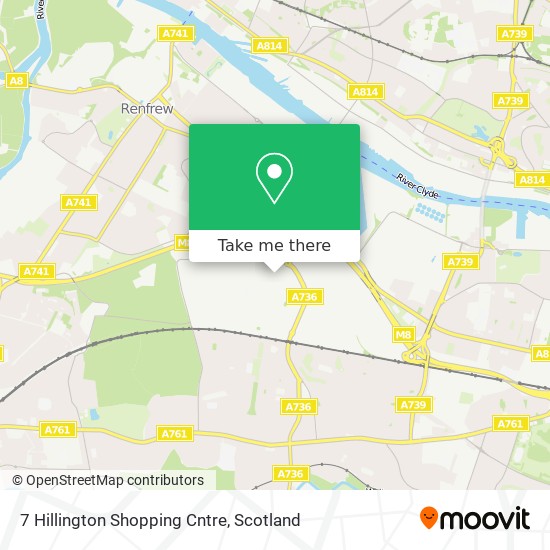 7 Hillington Shopping Cntre map