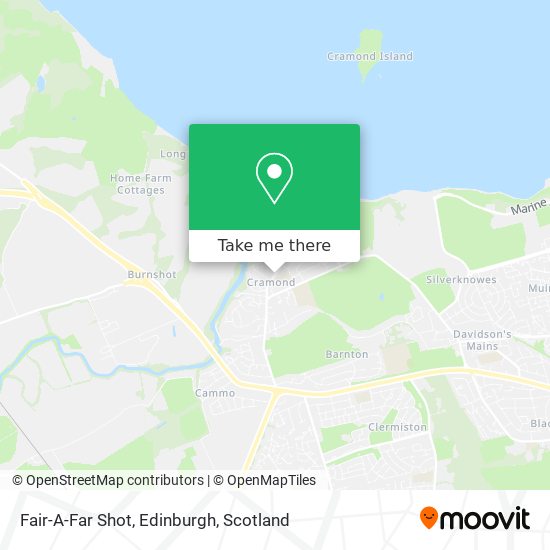 Fair-A-Far Shot, Edinburgh map