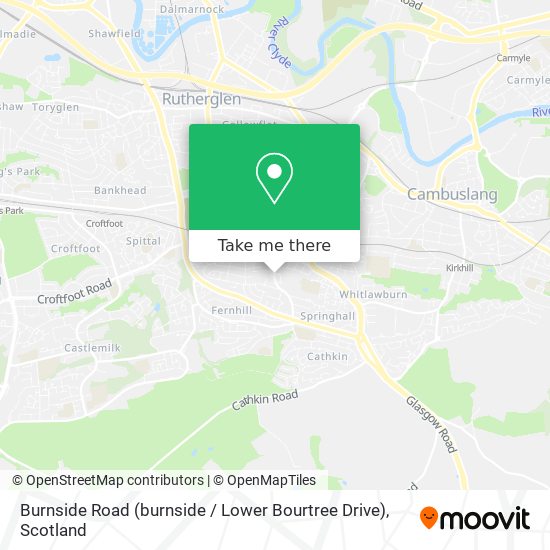 Burnside Road (burnside / Lower Bourtree Drive) map