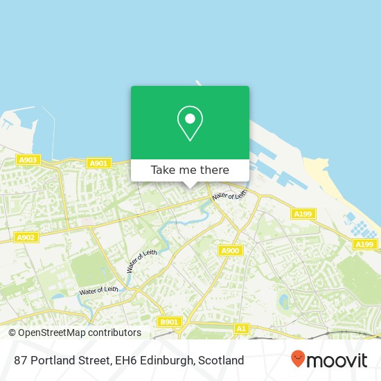 87 Portland Street, EH6 Edinburgh map