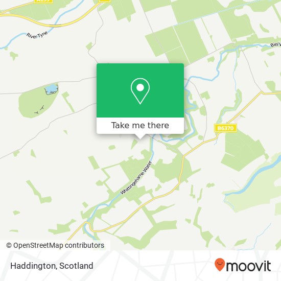 Haddington map