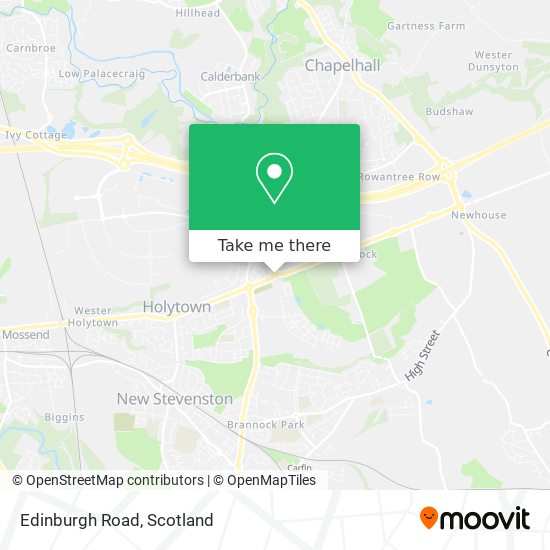 Edinburgh Road map