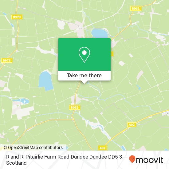 R and R, Pitairlie Farm Road Dundee Dundee DD5 3 map