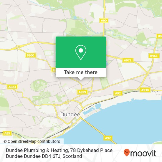 Dundee Plumbing & Heating, 78 Dykehead Place Dundee Dundee DD4 6TJ map