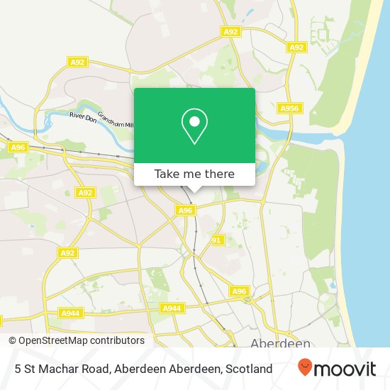 5 St Machar Road, Aberdeen Aberdeen map