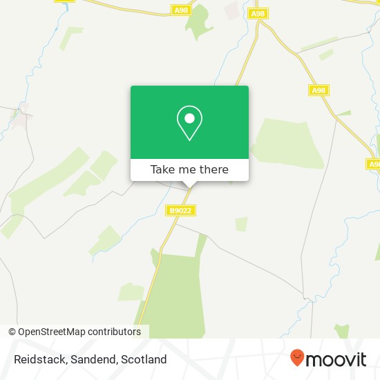 Reidstack, Sandend map