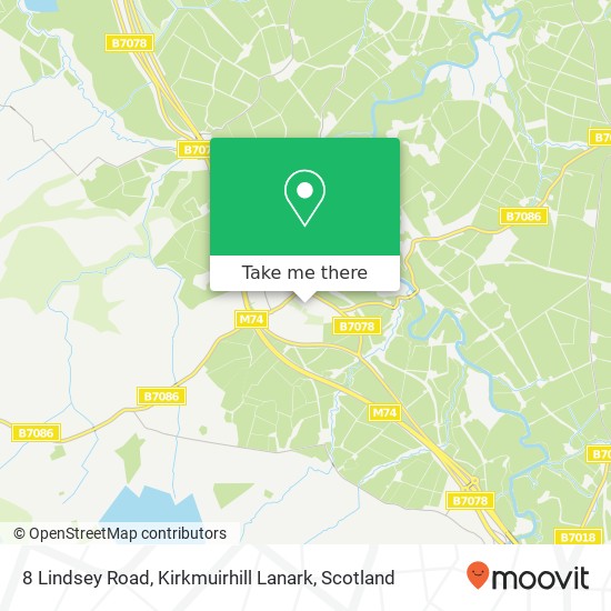 8 Lindsey Road, Kirkmuirhill Lanark map