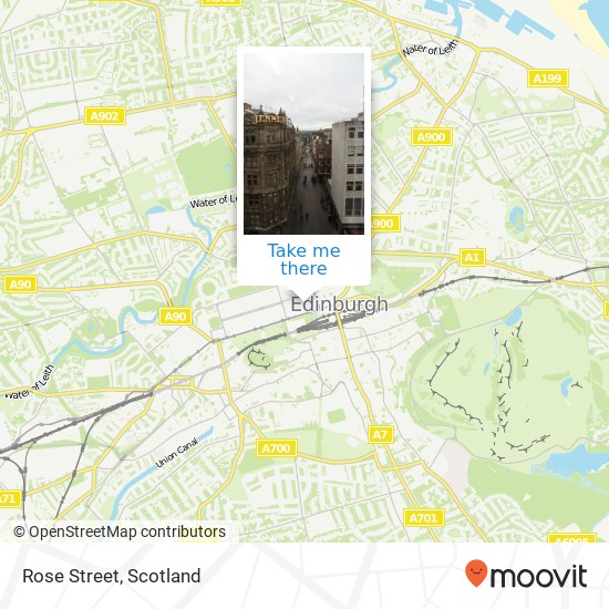 Rose Street, EH2 Edinburgh map