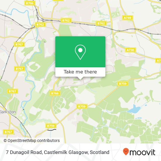 7 Dunagoil Road, Castlemilk Glasgow map