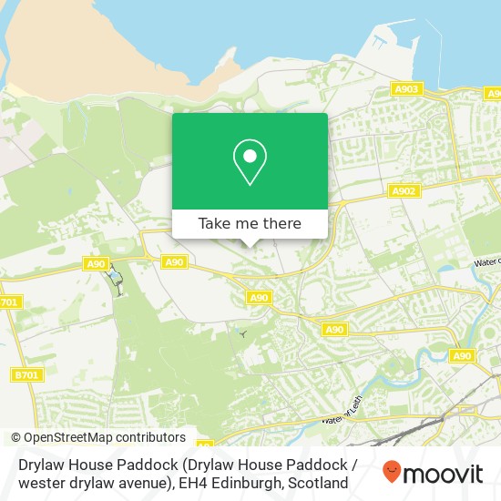 Drylaw House Paddock (Drylaw House Paddock / wester drylaw avenue), EH4 Edinburgh map