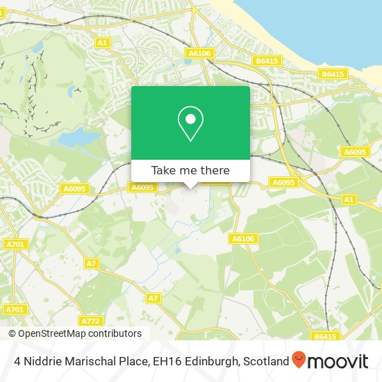 4 Niddrie Marischal Place, EH16 Edinburgh map