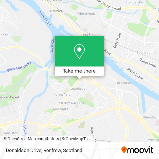Donaldson Drive, Renfrew map